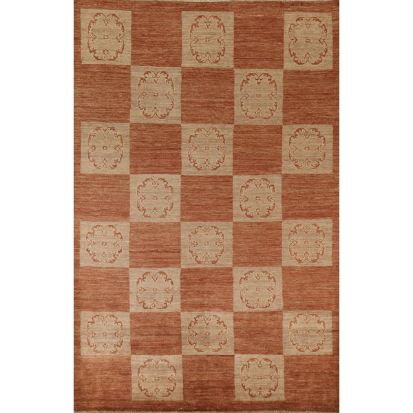 Rug Source Outlet Vegetable Dye Gabbeh Oriental Area Rug Handmade 7X9